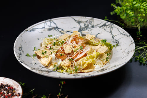 Цезарь с курицей су-вид Цезарь с курицей су-вид